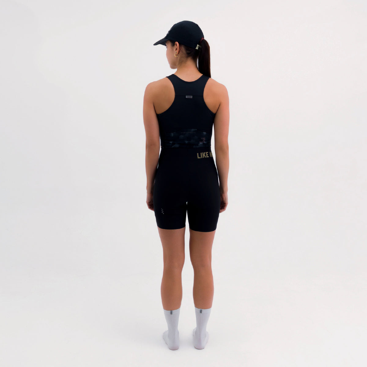 CROPTOP RUNNING/PÁDEL POCKET BLACK PARA MUJER