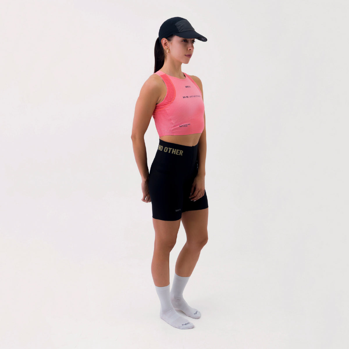 CROPTOP RUNNING/PÁDEL POCKET CHERRY PARA MUJER
