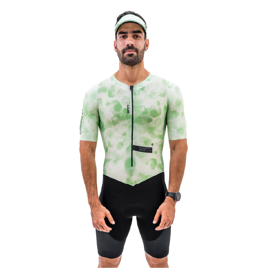 ENTERIZO MANGA CORTA TIDE VERDE PARA HOMBRE