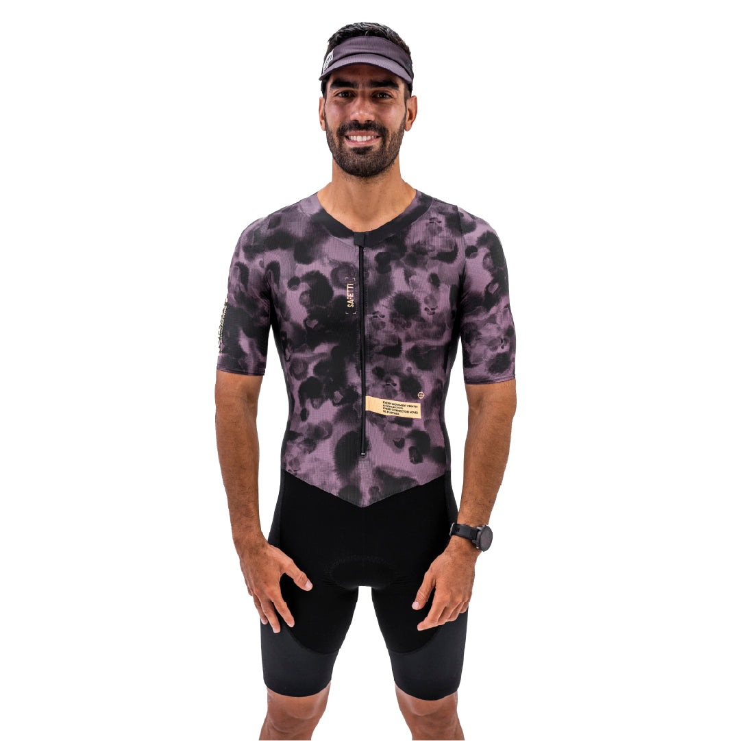 ENTERIZO MANGA CORTA TIDE CIRUELA PARA HOMBRE