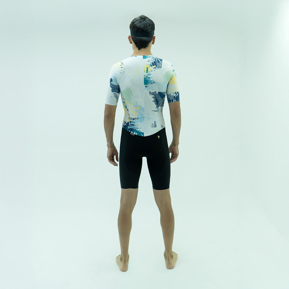 ENTERIZO MANGA CORTA FRACT GRIS PARA HOMBRE