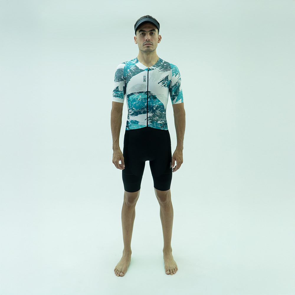 ENTERIZO MANGA CORTA SWIPE BLANCO PARA HOMBRE