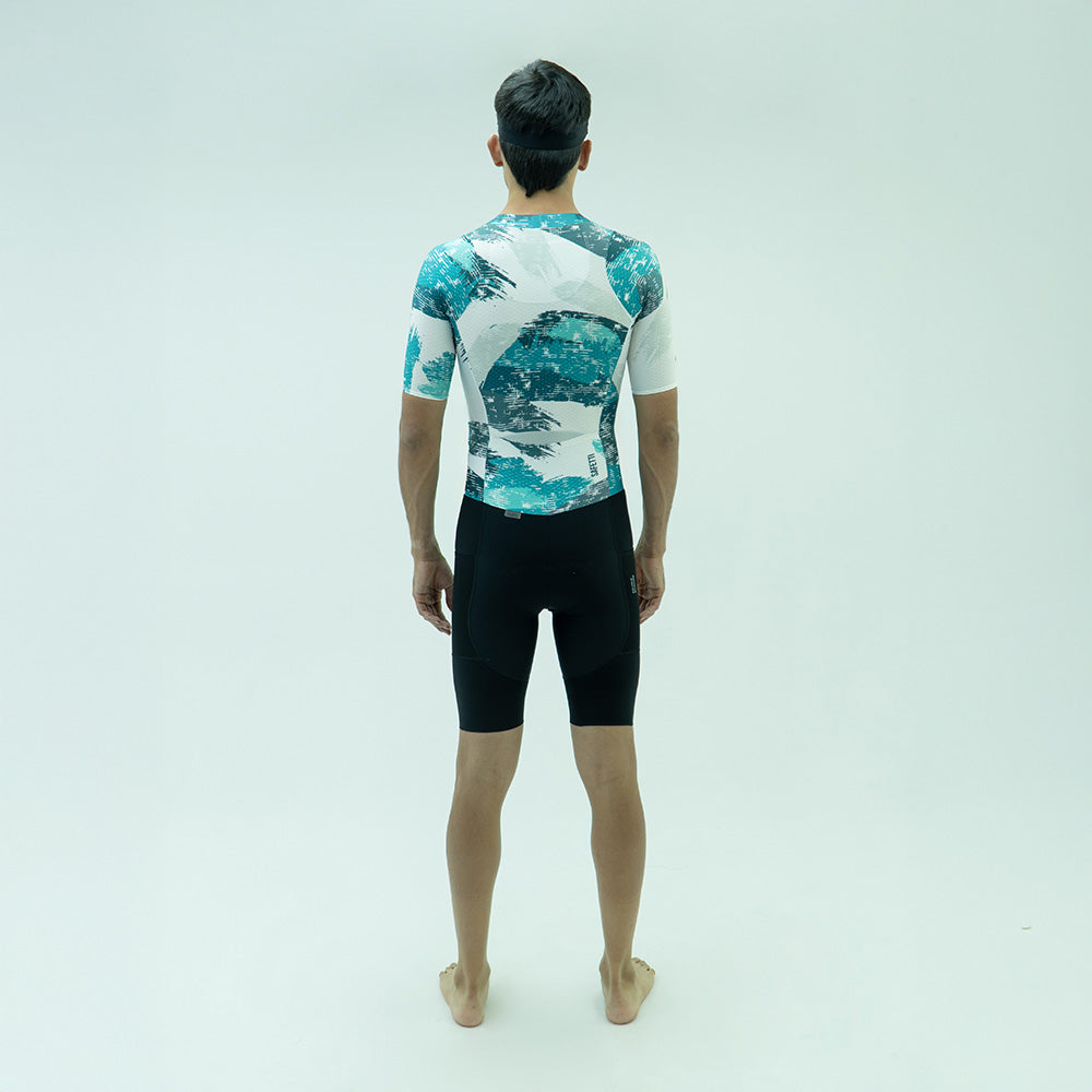 ENTERIZO MANGA CORTA SWIPE BLANCO PARA HOMBRE