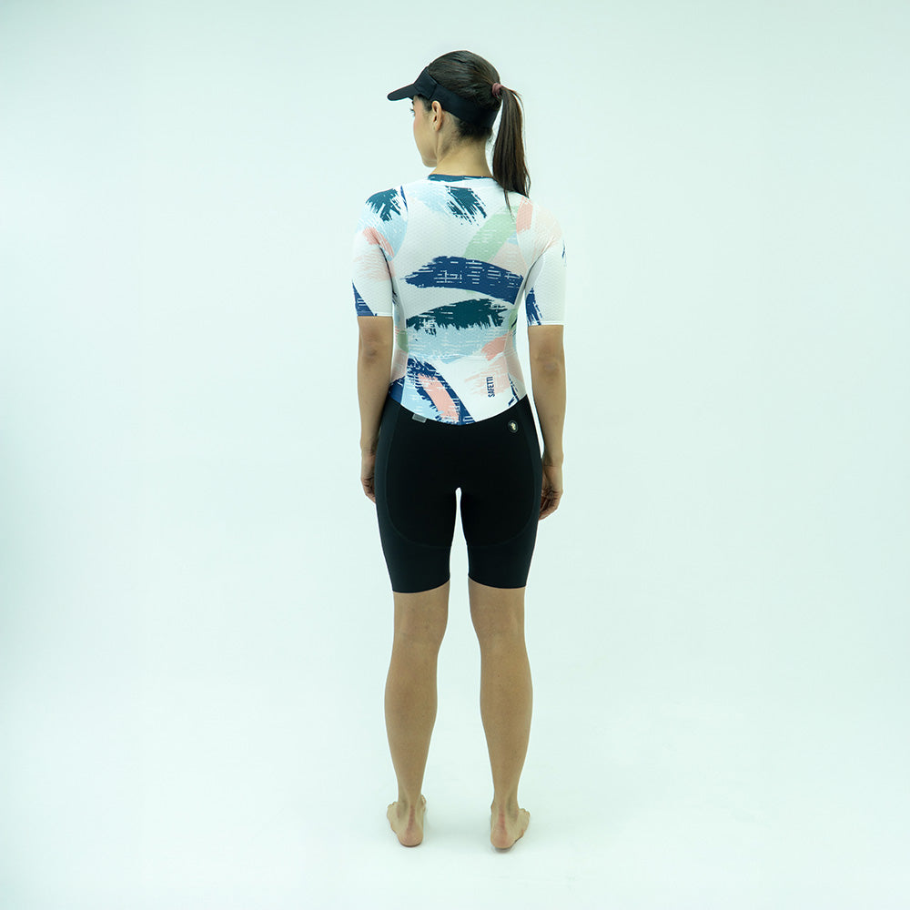 ENTERIZO MANGA CORTA FLICK BLANCO PARA MUJER