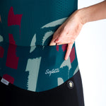 ENTERIZO MANGA CORTA TRIATLON SCRATCH PARA MUJER