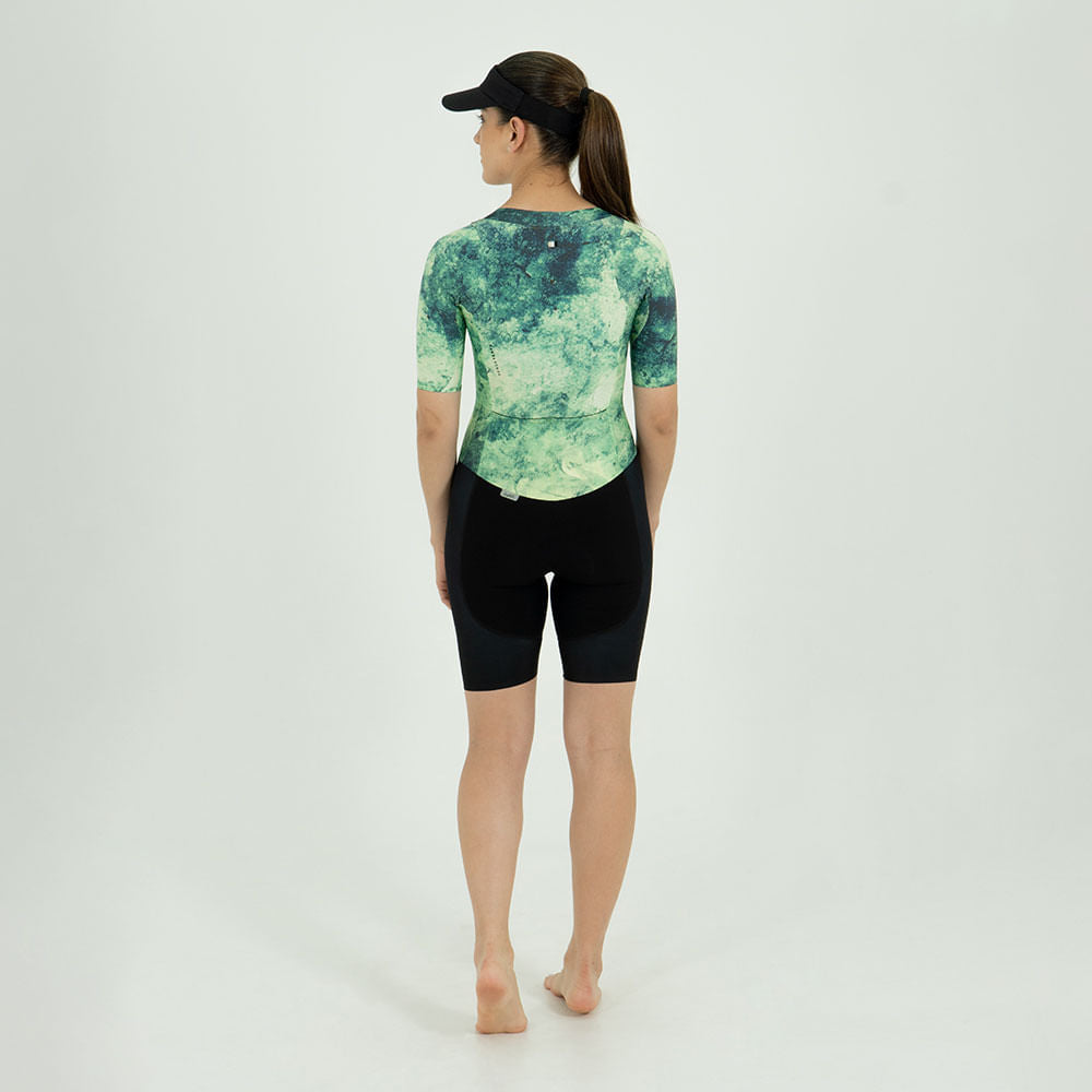 ENTERIZO TRIATLÓN CORTO MANGA CORTA KONA PARA MUJER