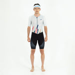 ENTERIZO TRIATLÓN CORTO MANGA CORTA TRIRUSH PARA HOMBRE