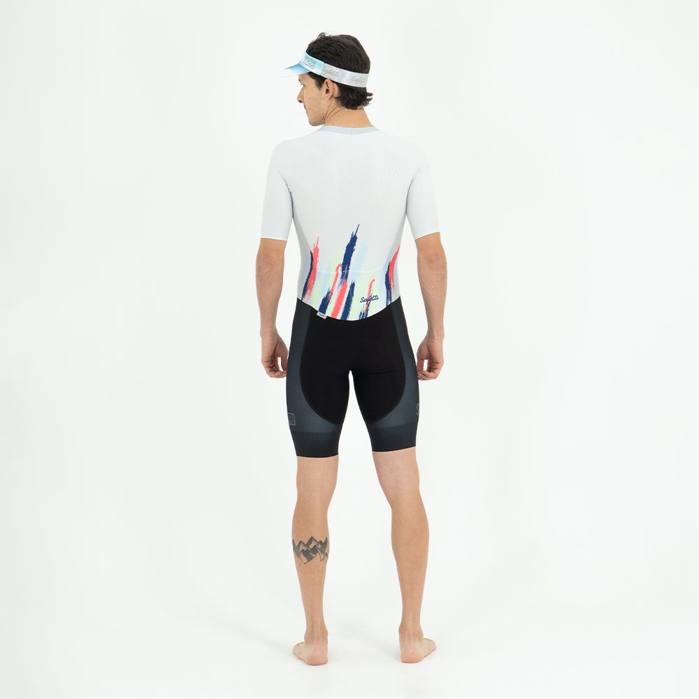 ENTERIZO TRIATLÓN CORTO MANGA CORTA TRIRUSH PARA HOMBRE