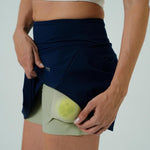 FALDA SHORT RUNNING/PÁDEL FLOW FIT BLUE PARA MUJER