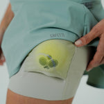 FALDA SHORT RUNNING/PÁDEL FLOW FIT GREEN PARA MUJER