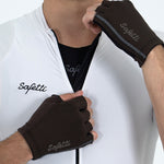 GUANTES CICLISMO ELEGANZA MARRONE
