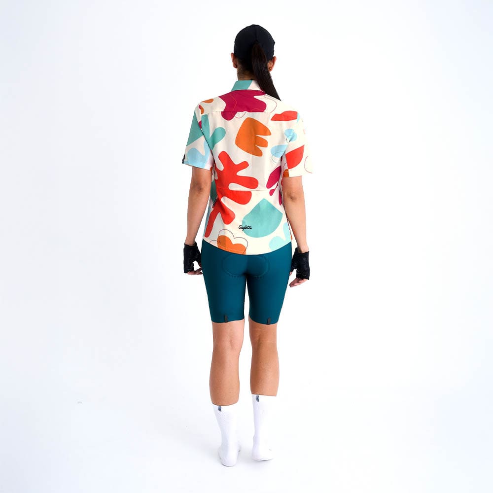 CAMISA CICLISMO MANGA CORTA OUTLAND COLORS PARA MUJER