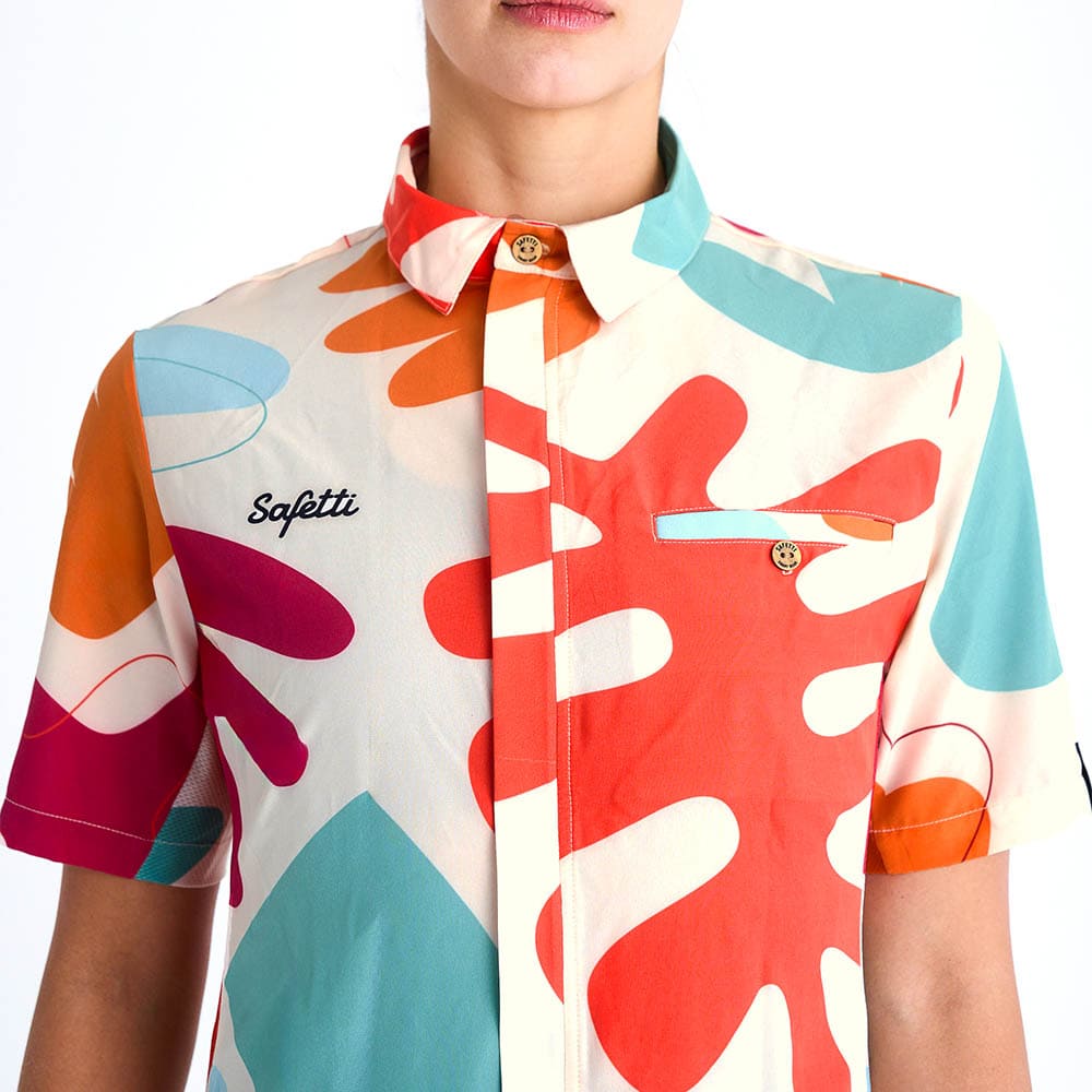 CAMISA CICLISMO MANGA CORTA OUTLAND COLORS PARA MUJER