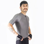 CAMISA CICLISMO MANGA CORTA GRIGIO PARA HOMBRE