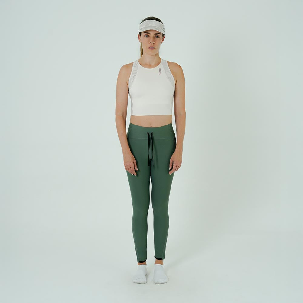 PANTALON RUNNING BIO ACTIVE OLIVA PARA MUJER