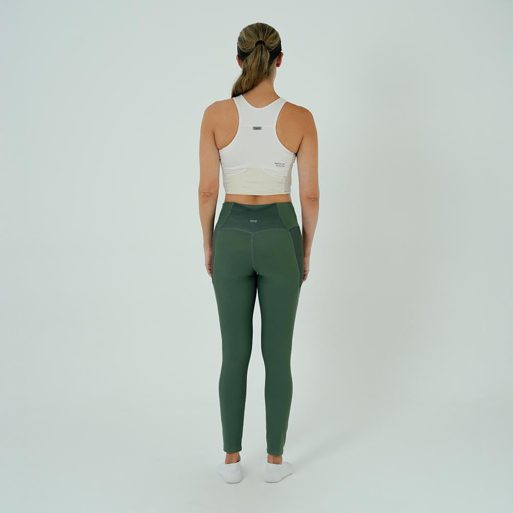 PANTALON RUNNING BIO ACTIVE OLIVA PARA MUJER