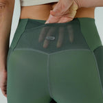 PANTALON RUNNING BIO ACTIVE OLIVA PARA MUJER