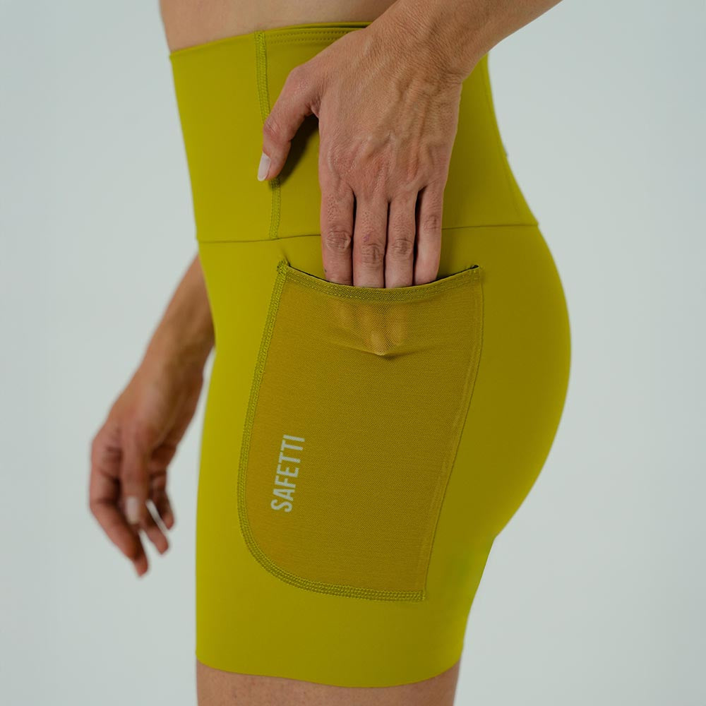 SHORT RUNNING TITAN CUT LIMA PARA MUJER