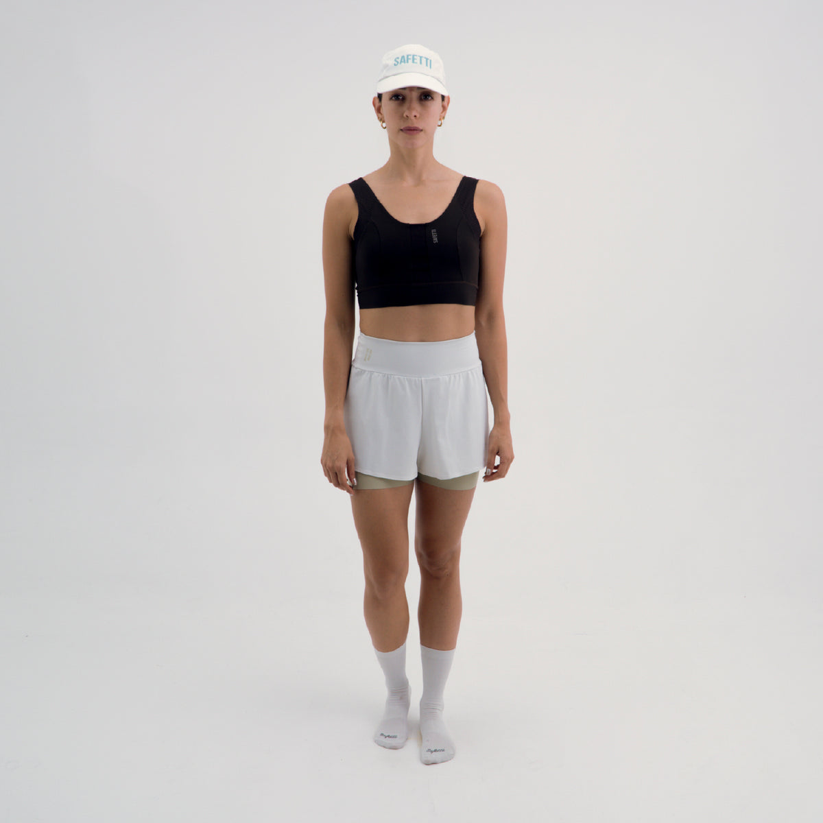 PANTALONETA RUNNING/PÁDEL BREEZE BLANCA PARA MUJER
