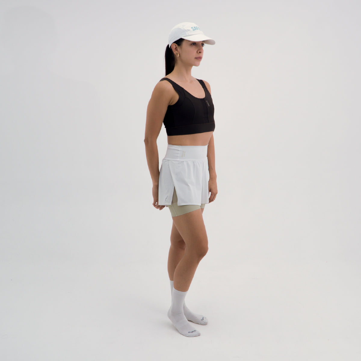 PANTALONETA RUNNING/PÁDEL BREEZE BLANCA PARA MUJER