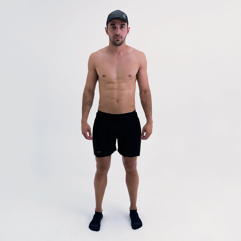 SHORT RUNNING FLOW BLACK PARA HOMBRE