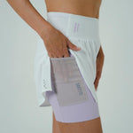 PANTALONETA RUNNING/PÁDEL BREEZE WHITE PARA MUJER