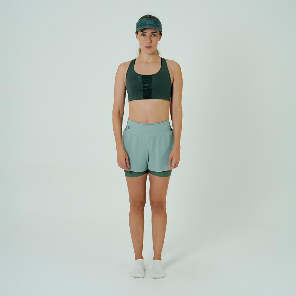 PANTALONETA RUNNING/PÁDEL BREEZE GREEN PARA MUJER