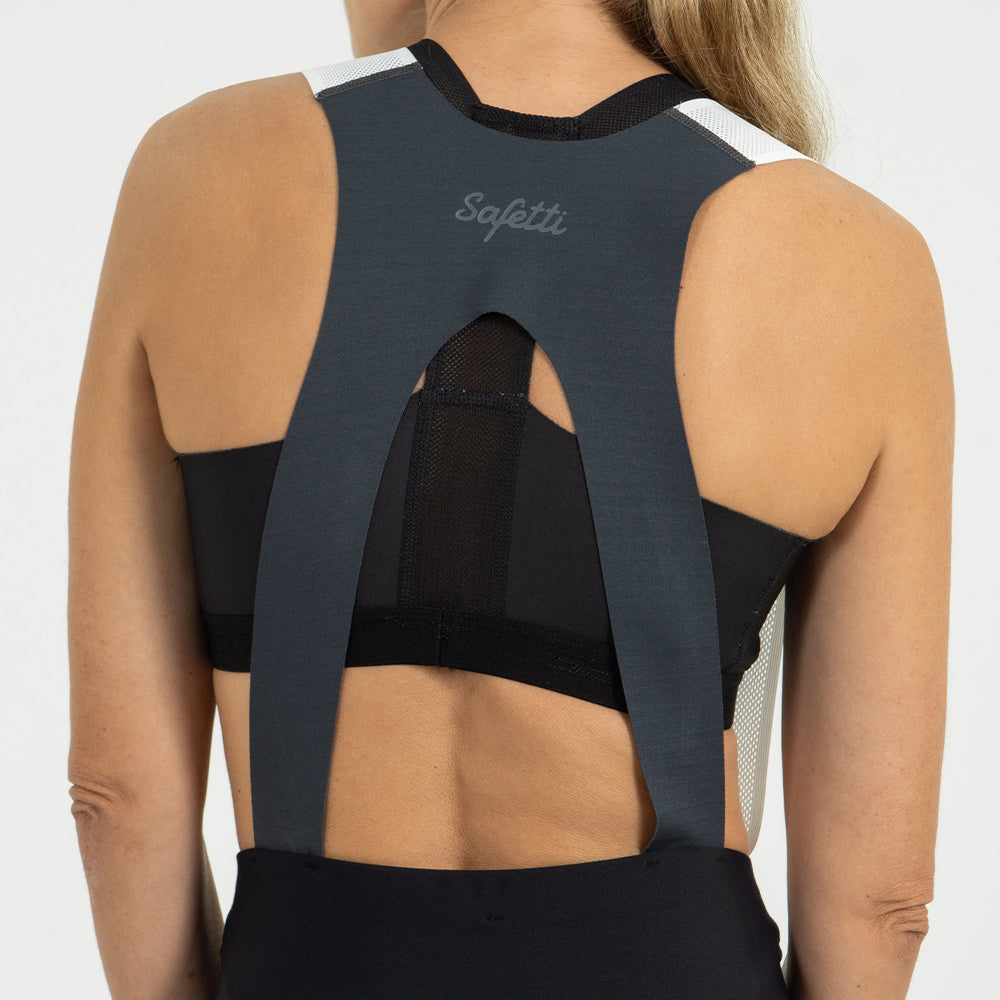 PANTALONETA CICLISMO CON CARGADERAS GIRONA NERO 2.0 PARA MUJER