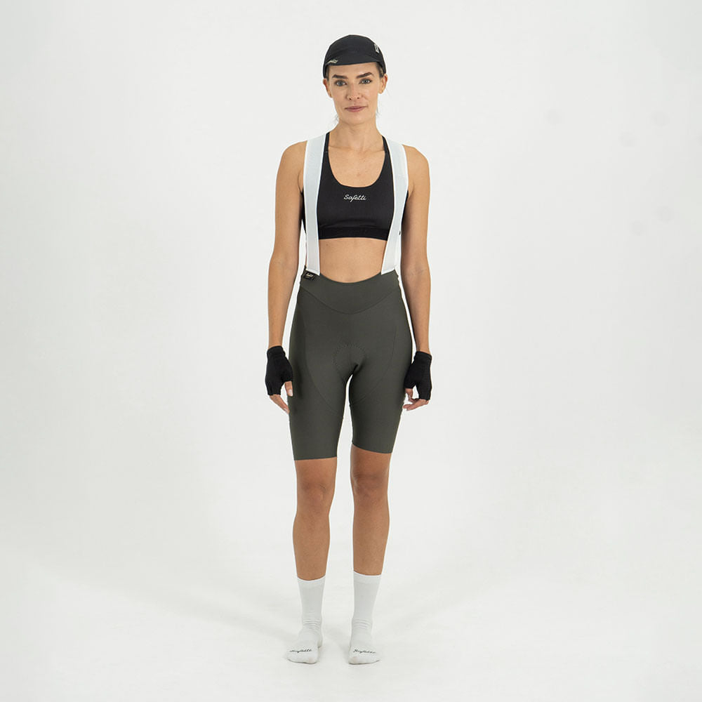 PANTALONETA CICLISMO GIRONA COLORS GRIS 2.0 PARA MUJER