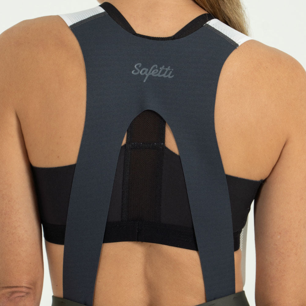 PANTALONETA CICLISMO GIRONA COLORS GRIS 2.0 PARA MUJER