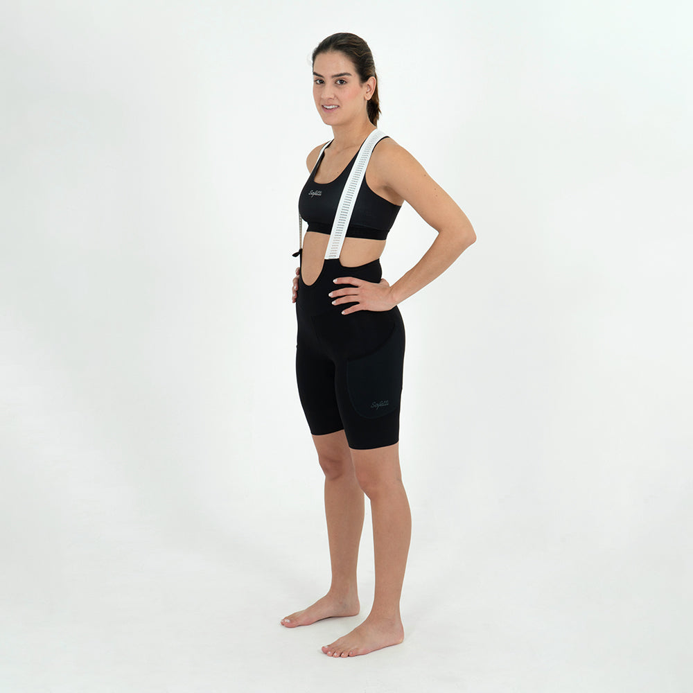 PANTALONETA CICLISMO EVANS CARGO NERO PARA MUJER