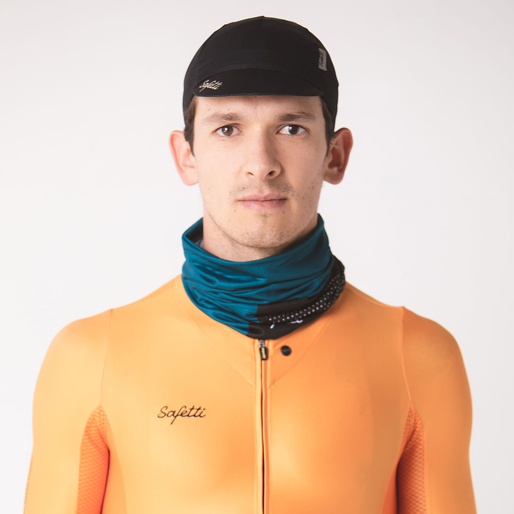 PROTECTOR CICLISMO FACIAL ESSENCIAL COLORS PETROL BLUE UNISEX