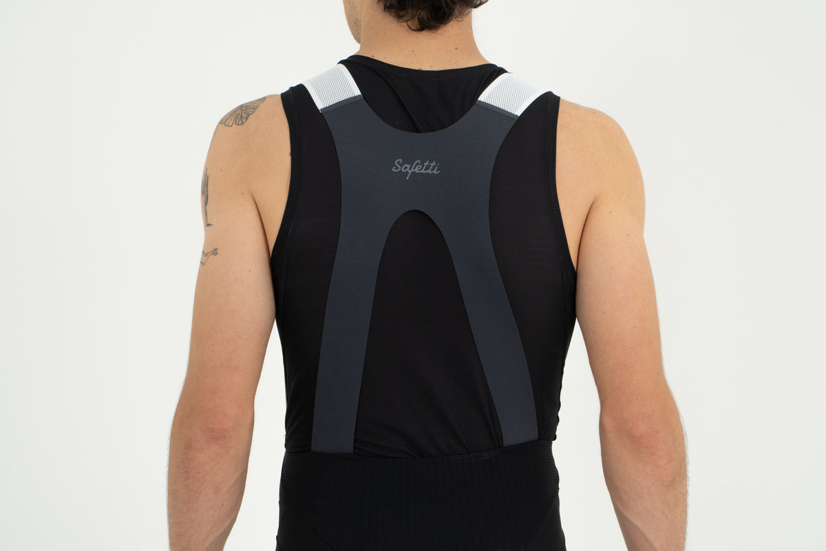 PANTALONETA CICLISMO CON CARGADERAS GIRONA NERO PARA HOMBRE