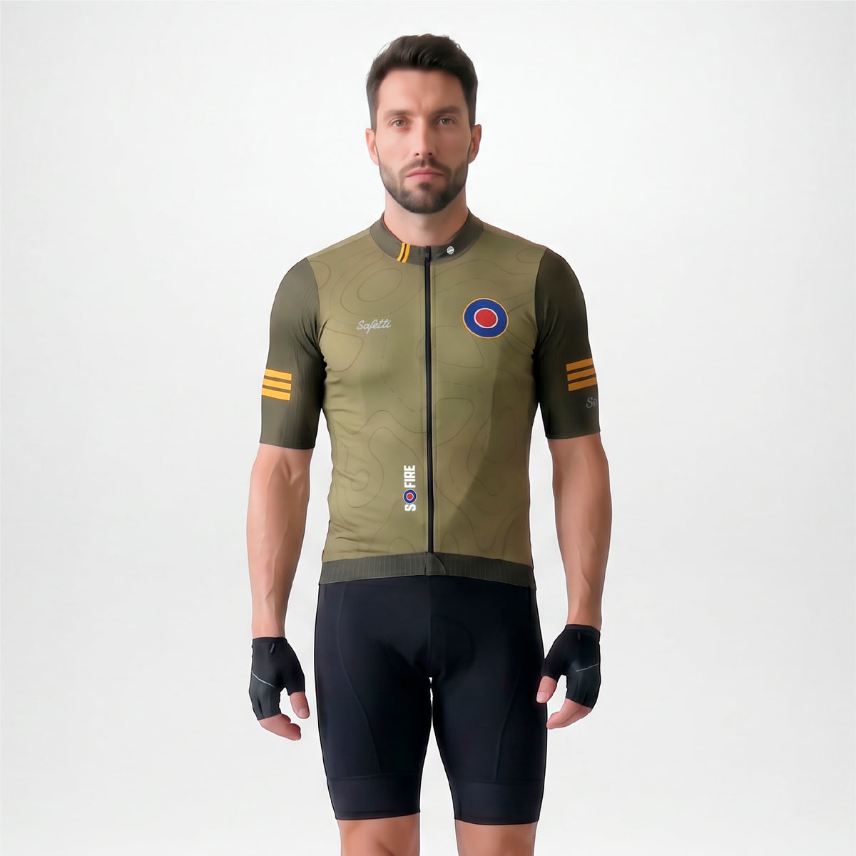 CAMISA CICLISMO MANGA CORTA S-FIRE GREEN PARA HOMBRE