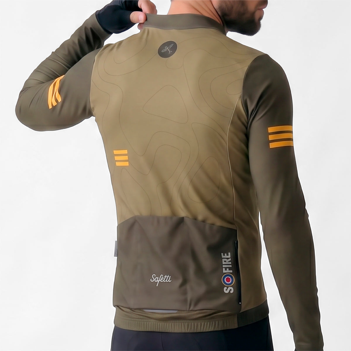 CAMISA CICLISMO MANGA LARGA S-FIRE GREEN PARA HOMBRE