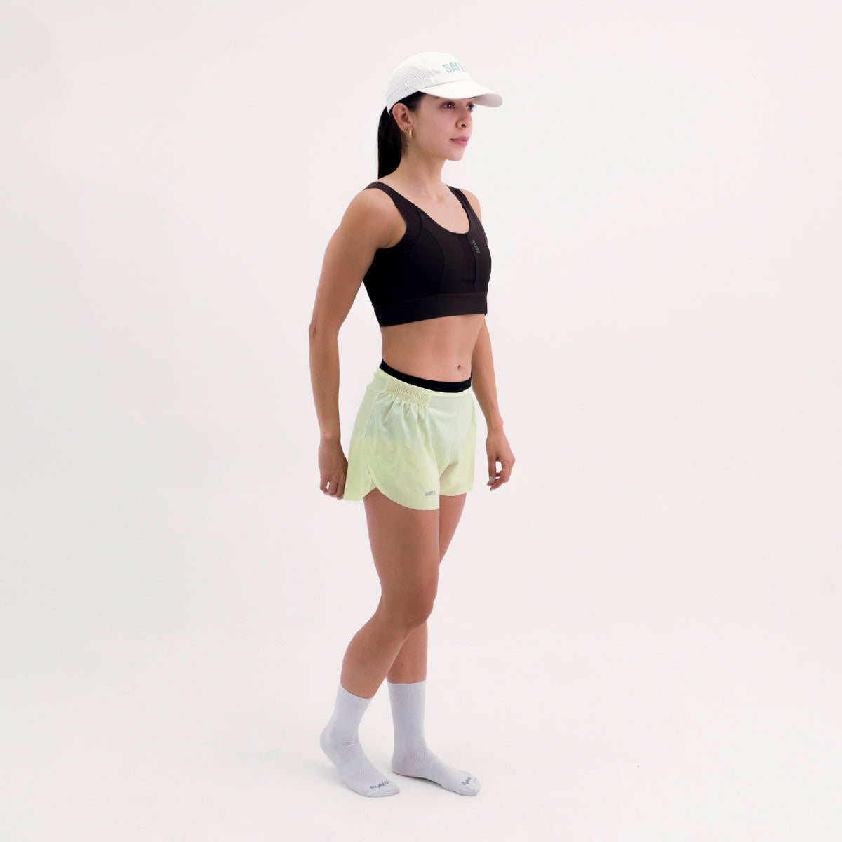 SHORT RUNNING/PÁDEL FLOW YELLOW PARA MUJER
