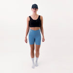 SHORT RUNNING TITÁN EVO AZUL POLVO PARA MUJER