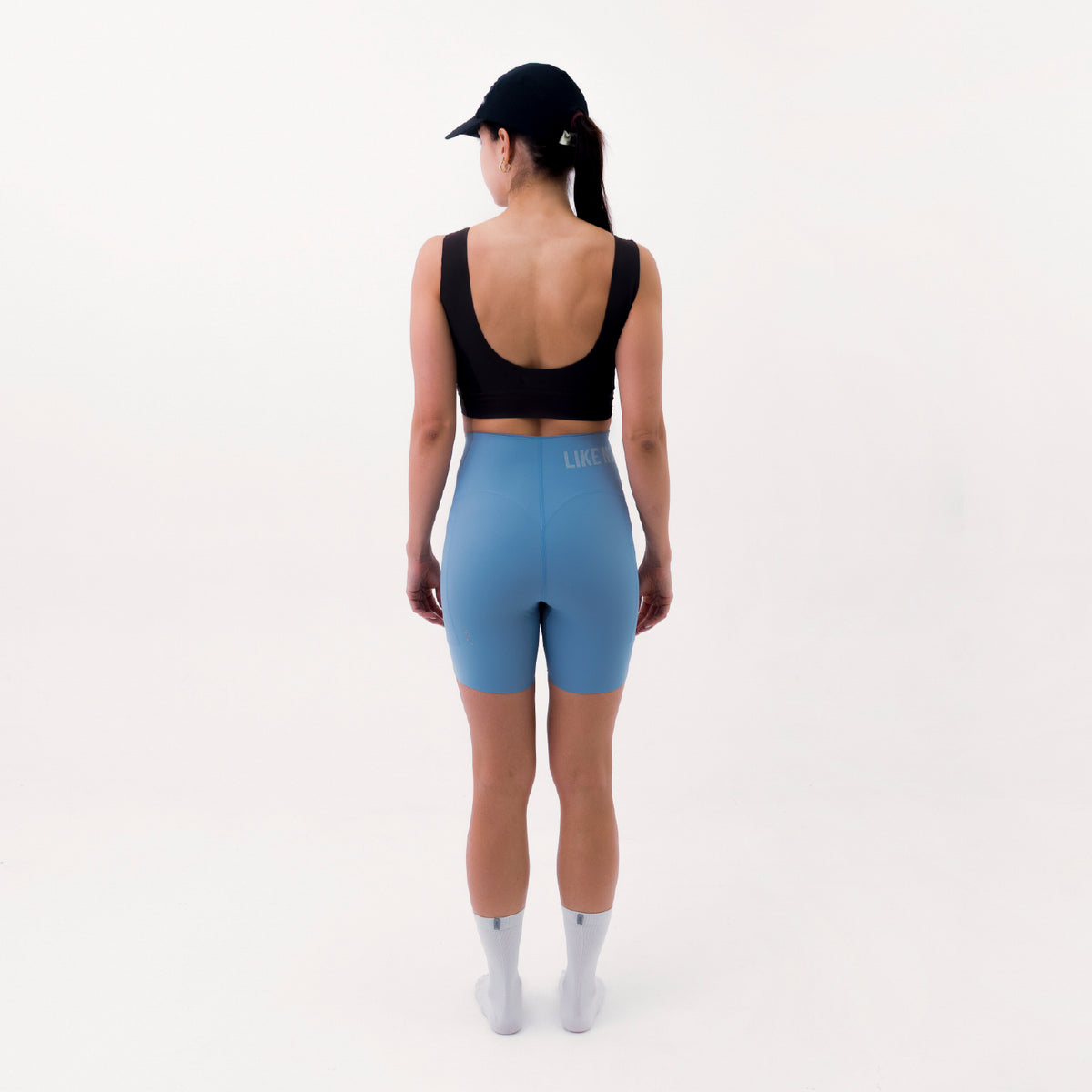 SHORT RUNNING TITÁN EVO AZUL POLVO PARA MUJER