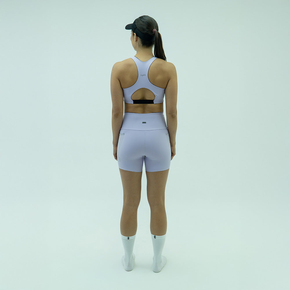 SHORT RUNNING TITAN CUT LAVANDA PARA MUJER