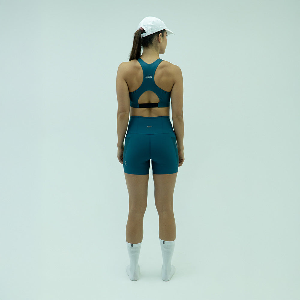 SHORT RUNNING TITAN CUT INDIGO PARA MUJER