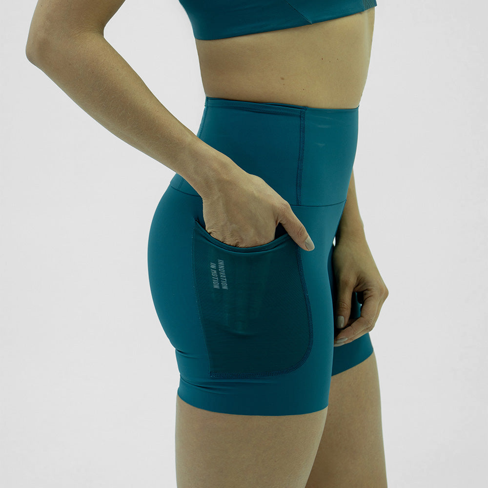 SHORT RUNNING TITAN CUT INDIGO PARA MUJER