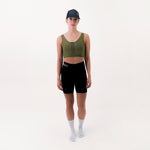 TOP RUNNING SYNK VERDE OLIVA PARA MUJER