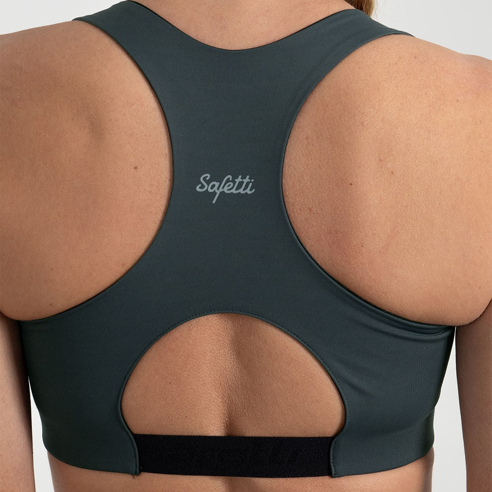 TOP RUNNING DEPORTIVO DUOMOTION GRAY SOPORTE ALTO PARA MUJER