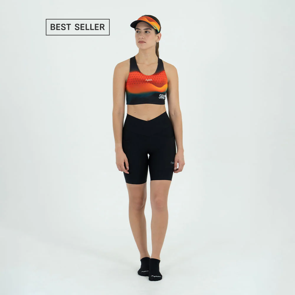 SHORT RUNNING TITÁN NERO PARA MUJER