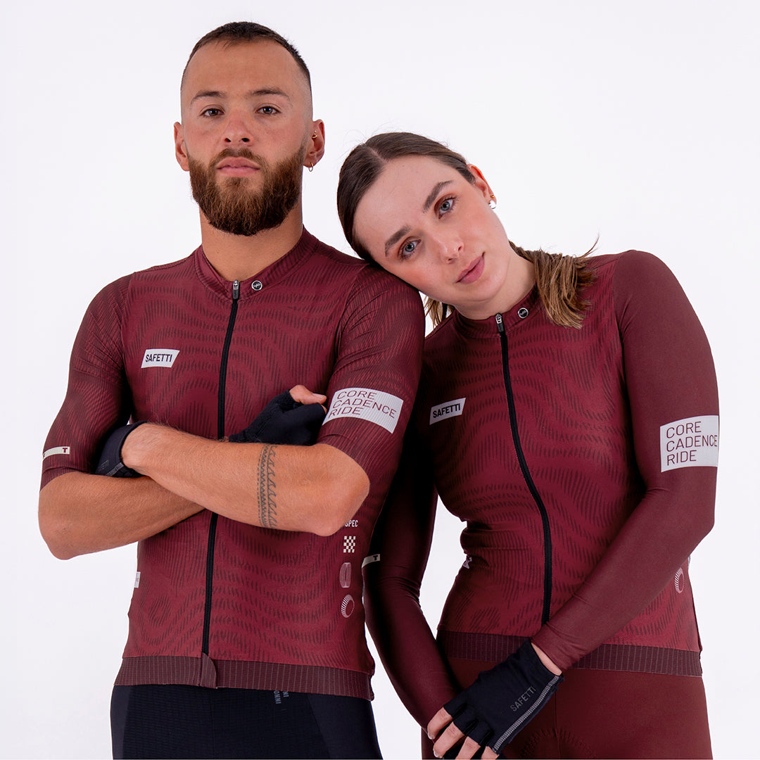 CAMISA CICLISMO MANGA CORTA PLUMWIME VINOTINTO PARA MUJER