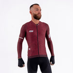 CAMISA CICLISMO MANGA LARGA PLUMWIME VINOTINTO PARA HOMBRE