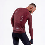 CAMISA CICLISMO MANGA LARGA PLUMWIME VINOTINTO PARA HOMBRE