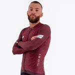 CAMISA CICLISMO MANGA LARGA PLUMWIME VINOTINTO PARA HOMBRE