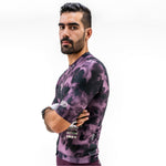 CAMISA CICLISMO MANGA CORTA TIDE CIRUELA PARA HOMBRE