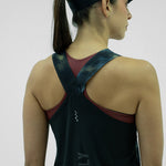 CAMISETARUNNING MANGA SISA STROBE NEGRO PARA MUJER